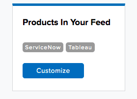 Products in Your Feed